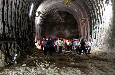 כריית המנהרה לרכבת המהירה בקו תל אביב - ירושלים