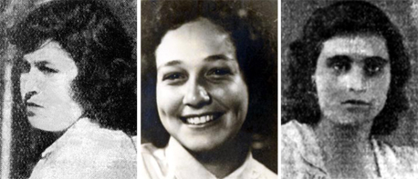 שלוש הלוחמות. מימין: לילה-נעמי יוסף, תמר באומגרט ומרים אוסיה שלוש הלוחמות. מימין: לילה-נעמי יוסף, תמר באומגרט ומרים אוסיה