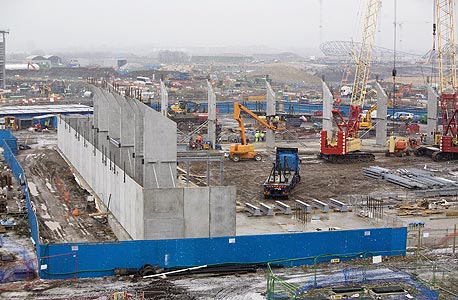 הקמת מבנים לאולימפיאדת לונדון 2012