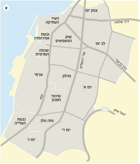 מפת יפו מפת יפו