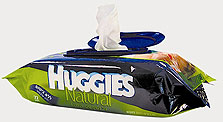 מגבונים לחים Huggies Natural מגבונים לחים Huggies Natural