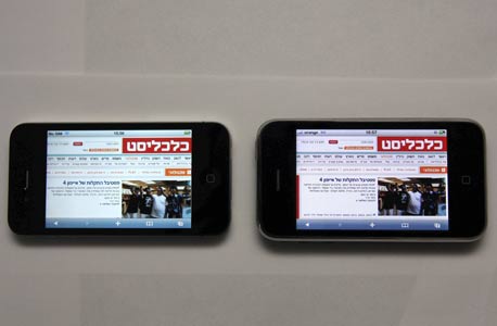 אייפון 3GS לצד אייפון 4. שיפור משמעותי במהירות, אבל אין כאן מהפכה אייפון 3GS לצד אייפון 4. שיפור משמעותי במהירות, אבל אין כאן מהפכה