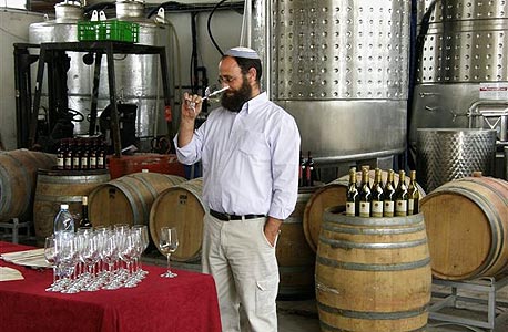 היינן יעקב אוריה בין החביות ביקב אסיף. לא מקבל את התדמית של היין הלבן היינן יעקב אוריה בין החביות ביקב אסיף. לא מקבל את התדמית של היין הלבן