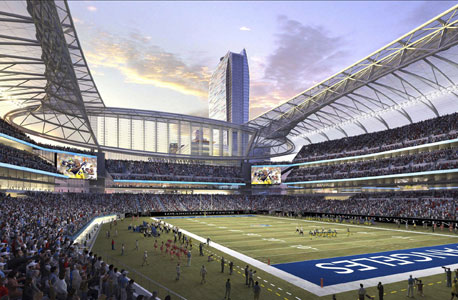 הדמיית האצטדיון החדש של AEG בלוס אנג