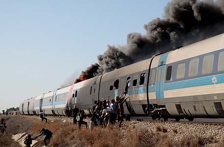 תאונת הרכבת ליד שפיים בדצמבר האחרון תאונת הרכבת ליד שפיים בדצמבר האחרון