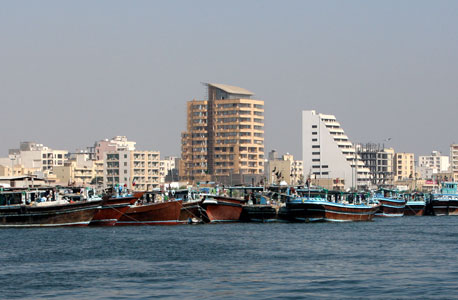 נמל באנדר עבאס באיראן. ספינת המטען YM Kaohsiung עגנה בנמל בפברואר האחרון