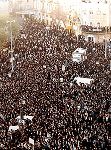 ההפגנה נגד ביהמ"ש העליון, 1999. הגבול האידאולוגי אז היה ברור