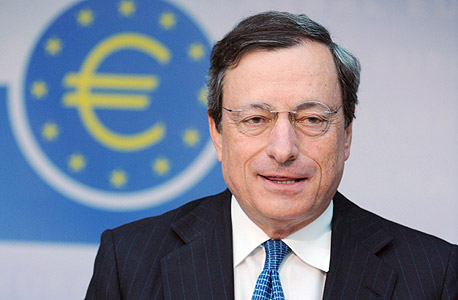 מריו דראגי, נגיד הבנק האירופי המרכזי, צילום: אי פי אי