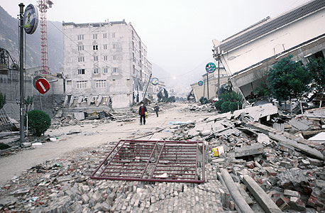 רעידת אדמה סין 2008, צילום: בלומברג