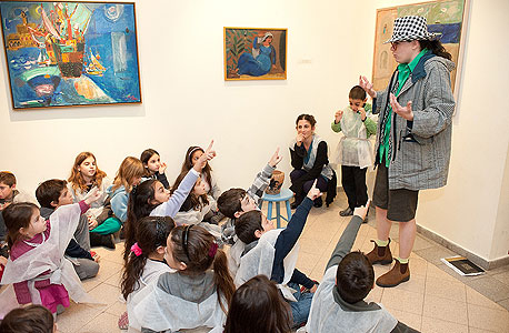 מוזיאון נחום גוטמן בתל אביב. שעת סיפור לבני 9-5, צילום: רפי דלויה