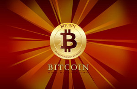 לוגו ביטקוין bitcoin מטבע אינטרנט 