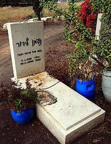קברו של נעמן דילר בקיבוץ עין החורש קברו של נעמן דילר בקיבוץ עין החורש