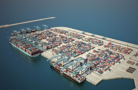 הדמיה של הנמל החדש באשדוד, "נמל הדרום"