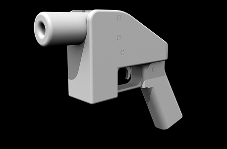 עיצוב של אקדח פלסטיק להכנה במדפסת תלת ממד, צילום: CC by Electric Eye  