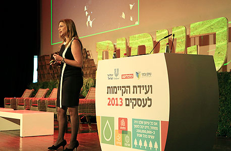 ענת גבריאל יו"ר ומנכ"לית יוניליוור ישראל ועידת הקיימות לעסקים 2013, צילום: ענר גרין