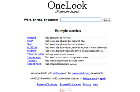OneLook OneLook