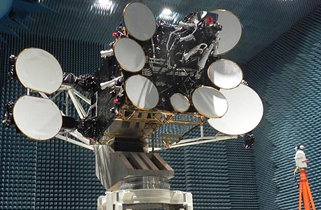AMOS-4 satellite. Photo: IAI AMOS-4 satellite. Photo: IAI