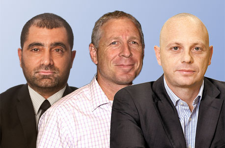 מימין: הדר אושרת, משה גולדמן ושאול מאור מימין: הדר אושרת, משה גולדמן ושאול מאור