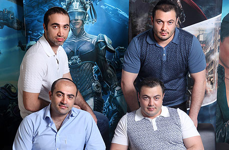 The co-founders of Plarium at their offices. Photo: CTech The co-founders of Plarium at their offices. Photo: CTech