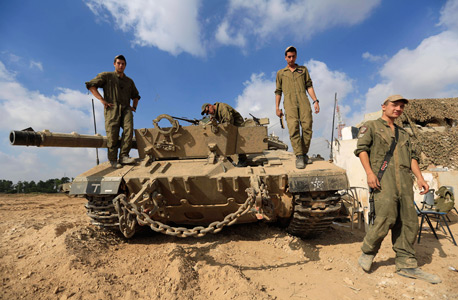 כוחות צה"ל בגבול עזה (ארכיון), צילום: איי פי