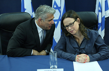יעל אנדורן ויאיר לפיד יעל אנדורן ויאיר לפיד