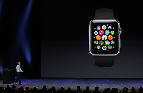 שעון אפל באירוע חשיפתו, צילום: apple.com