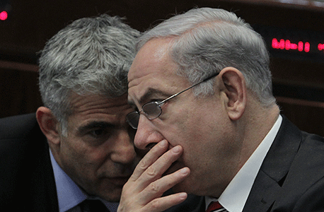 נתניהו ולפיד נתניהו ולפיד