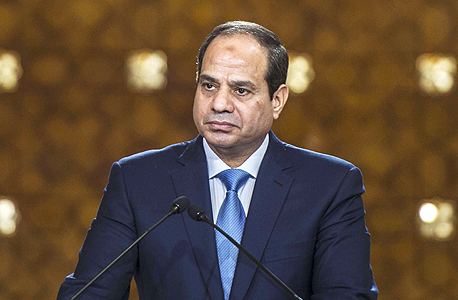 נשיא מצרים עבד אל פתח א-סיסי א סיסי 24.11.14 , צילום: איי אף פי