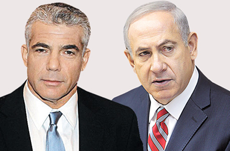 מימין: נתניהו ולפיד. לפיד: "איפה הייתה התוכנית המופלאה הזאת? הסתרת אותה? חשבת עליה רק אתמול?" מימין: נתניהו ולפיד. לפיד: "איפה הייתה התוכנית המופלאה הזאת? הסתרת אותה? חשבת עליה רק אתמול?"