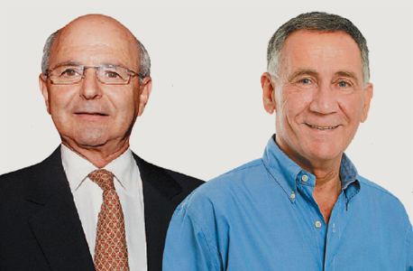 מימין: ראש העירייה משה פדלון ומיקי פדרמן, בעל רשת דן מימין: ראש העירייה משה פדלון ומיקי פדרמן, בעל רשת דן
