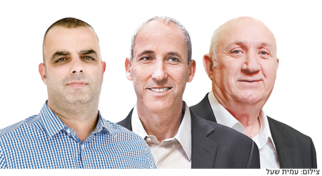 מימין איציק אברכהן, מוטי קרן ואייל רביד מימין איציק אברכהן, מוטי קרן ואייל רביד