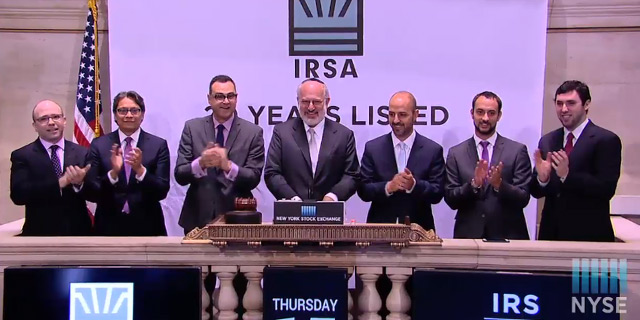 אדוארדו אלשטיין פתח היום את המסחר בבורסה של ניו יורק
