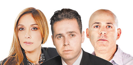 מימין: אסי טוכמאייר, ברק רוזן וחגית להב מימין: אסי טוכמאייר, ברק רוזן וחגית להב