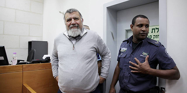 גרשון מסיקה, בעת הארכת המעצר בפרשת ישראל ביתנו, צילום: אוראל כהן
