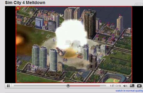 ככה זה נראה במשחק SimCity ככה זה נראה במשחק SimCity
