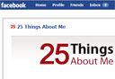 25 דברים על עצמי, צילום מסך: facebook.com