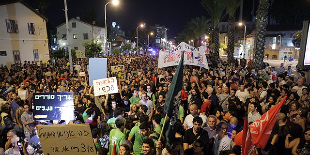 גם השבת: הפגנות נגד מתווה הגז