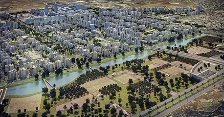 הדמייה של שכונת עיר היין באשקלון הדמייה של שכונת עיר היין באשקלון