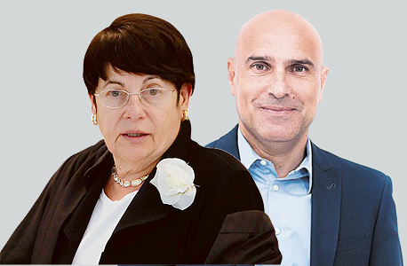 ראש לשכת עורכי הדין אפי נוה ונשיאת העליון מרים נאור ראש לשכת עורכי הדין אפי נוה ונשיאת העליון מרים נאור
