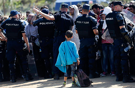 פליטים באירופה, צילום: איי פי