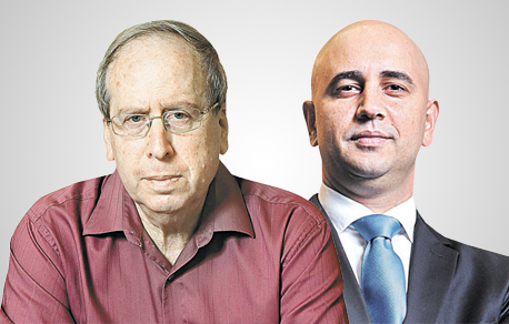 מימין: חגי בדש מנכ"ל פסגות וצבי סטפק מבעלי מיטב דש מימין: חגי בדש מנכ"ל פסגות וצבי סטפק מבעלי מיטב דש