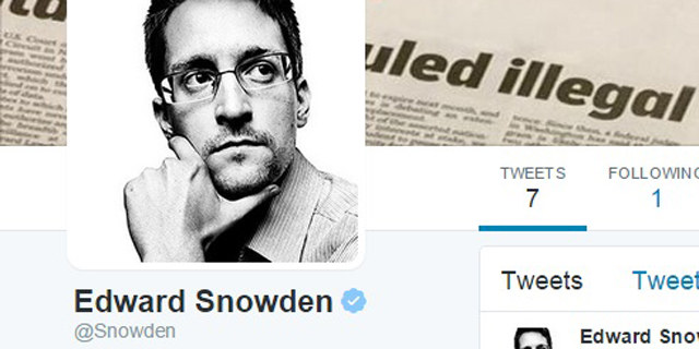 אדוארד סנודן הגיע לטוויטר; נחשו אחרי מי הוא עוקב