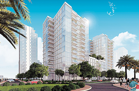 הדמיית הפרויקט ברחוב הרב מימון בבת ים הדמיית הפרויקט ברחוב הרב מימון בבת ים