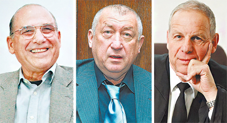 מימין: עודד מודריק, מיכאל צ'רנוי וגד זאבי מימין: עודד מודריק, מיכאל צ'רנוי וגד זאבי