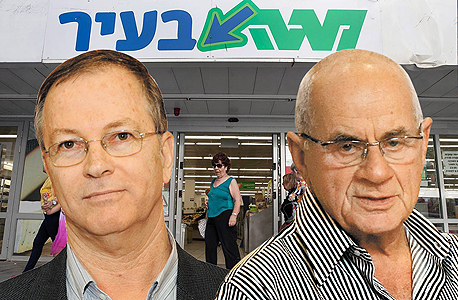 מימין: שרגא בירן ודודי ויסמן מימין: שרגא בירן ודודי ויסמן