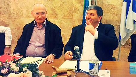 מימין: דני עטר ועוזי לנדאו מימין: דני עטר ועוזי לנדאו