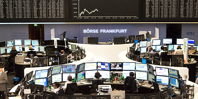 הבורסה בפרנקפורט, גרמניה, צילום: בלומברג