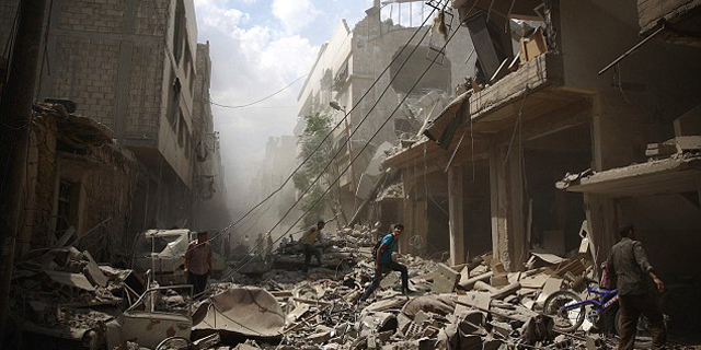 הרס בסוריה, צילום: איי אף פי