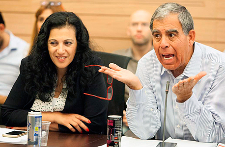מימין: חברי הכנסת מיקי לוי ונורית קורן מימין: חברי הכנסת מיקי לוי ונורית קורן