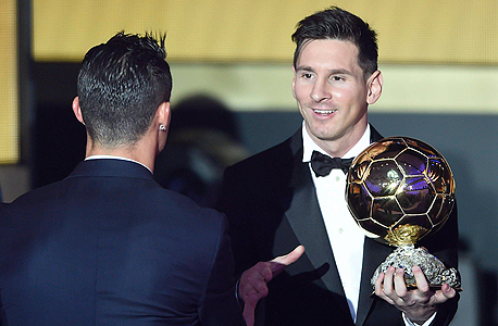 ליאו מסי כריסטיאנו רונלדו כדור הזהב, צילום: אי פי איי